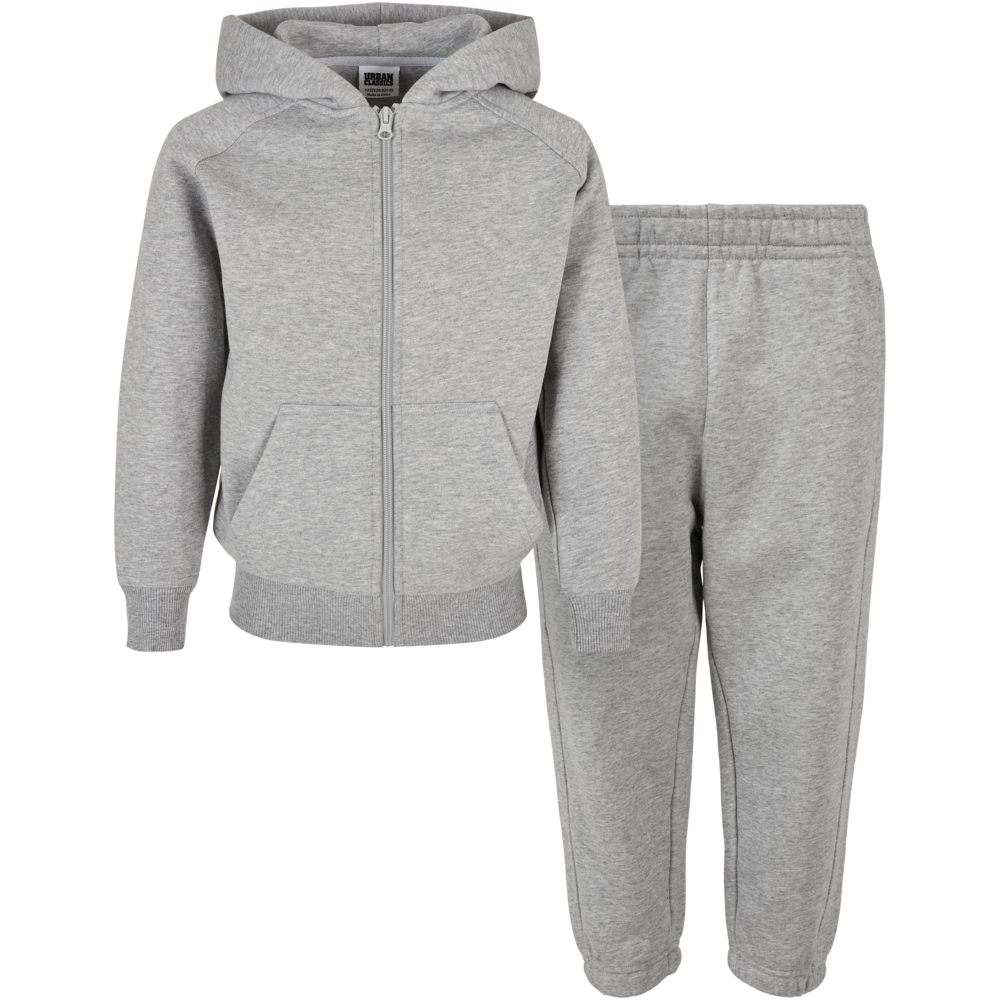 Urban Classics - Trainingsanzug Set - 2 Piece Kids Jogging suit - Grey/Grey